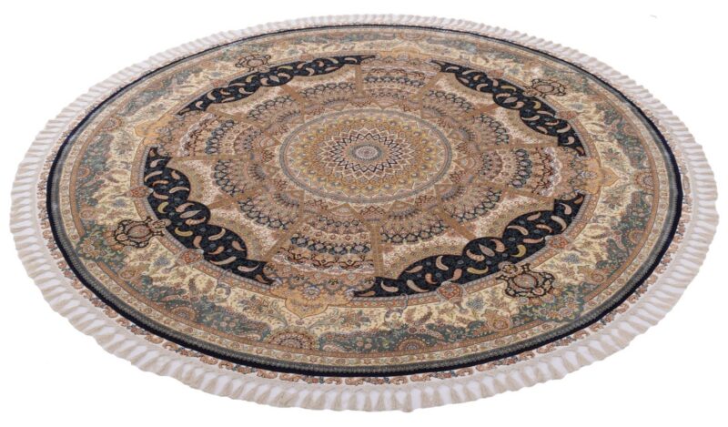 Hereke Orientteppich 248 × 248 cm, Seide, handgeknüpft