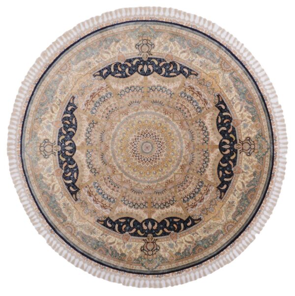 Hereke Orientteppich 248 × 248 cm, Seide, handgeknüpft