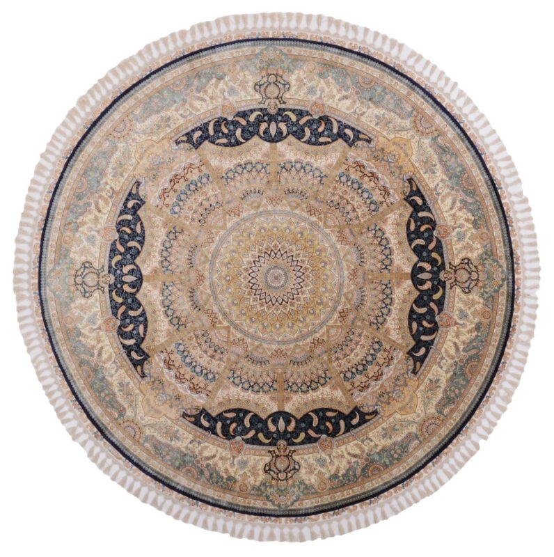 Hereke Orientteppich 248 × 248 cm, Seide, handgeknüpft