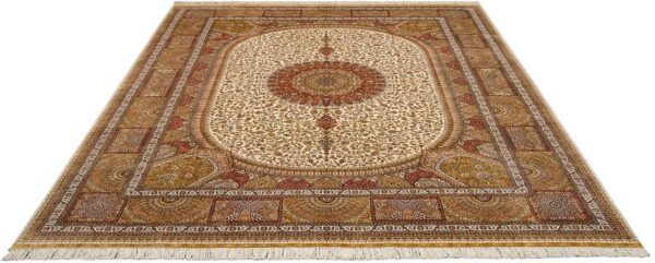 Hereke Orientteppich 270 × 365 cm, Seide, handgeknüpft