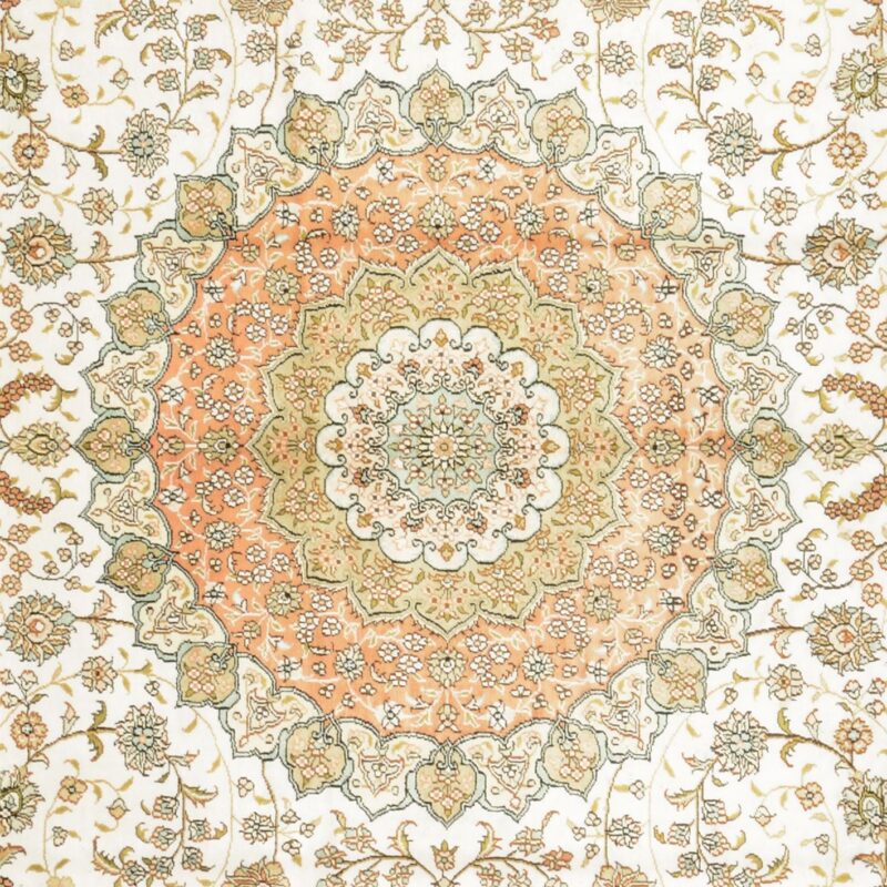 orientteppich-hereke-275-x-360-cm-seide-baumwolle-handgeknupft-3.jpg Hereke Orientteppich 275 × 360 cm, Seide-Baumwolle, handgeknüpft