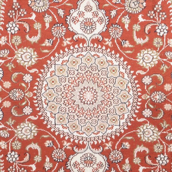 Hereke Orientteppich 61 × 91 cm, Seide, handgeknüpft exklusiv