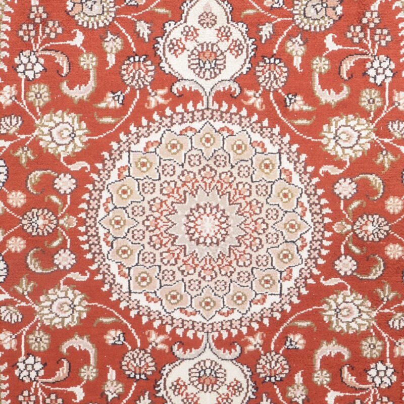 Hereke Orientteppich 61 × 91 cm, Seide, handgeknüpft exklusiv
