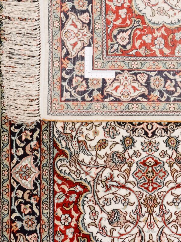 orientteppich-hereke-62-x-94-cm-seide-handgeknupft-2.jpg Hereke Orientteppich 62 × 94 cm, Seide, handgeknüpft