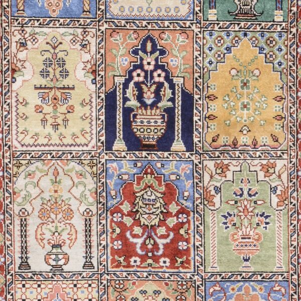 Hereke Orientteppich 63 × 92 cm, Seide, handgeknüpft
