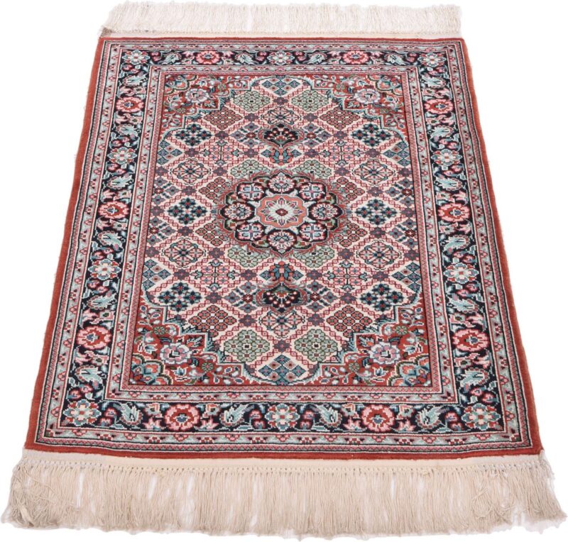 Hereke Orientteppich 63 × 93 cm, Seide, handgeknüpft
