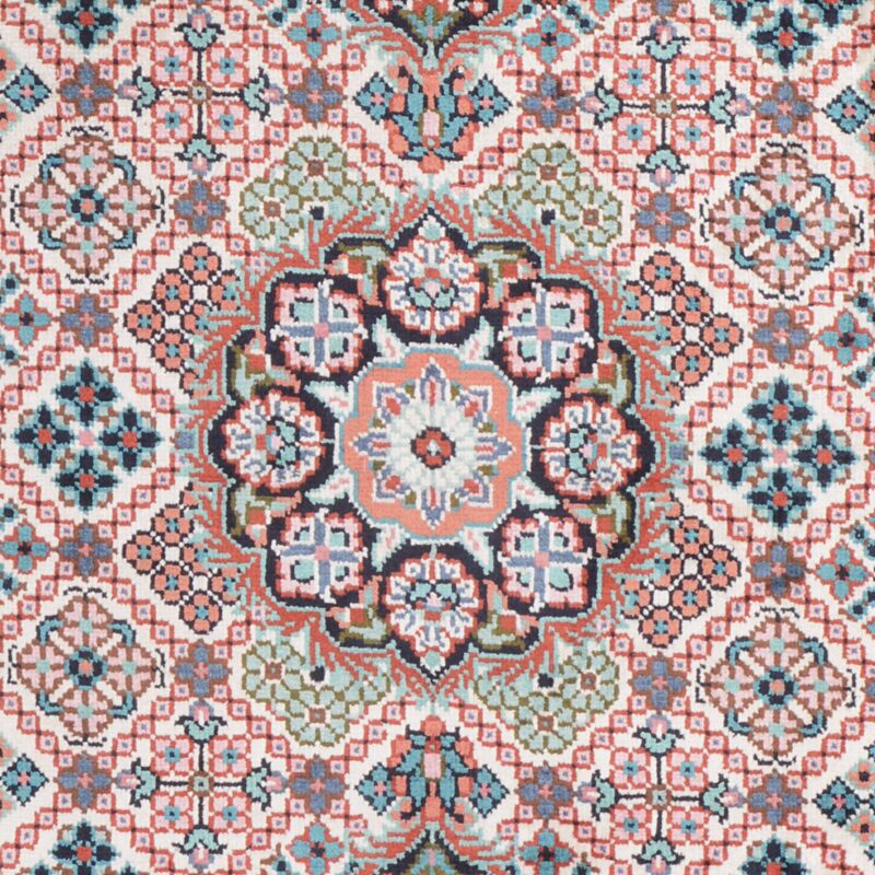 Hereke Orientteppich 63 × 93 cm, Seide, handgeknüpft