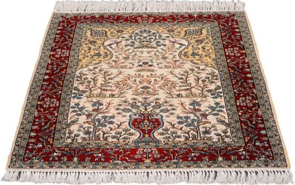 orientteppich-hereke-63-x-93-cm-seide-handgeknupft-4.jpg Hereke Orientteppich 63 × 93 cm, Seide, handgeknüpft