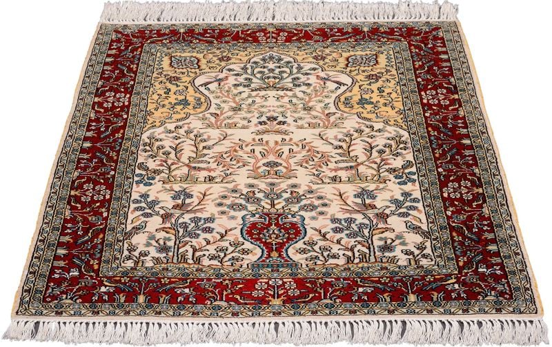 orientteppich-hereke-63-x-93-cm-seide-handgeknupft-4.jpg Hereke Orientteppich 63 × 93 cm, Seide, handgeknüpft