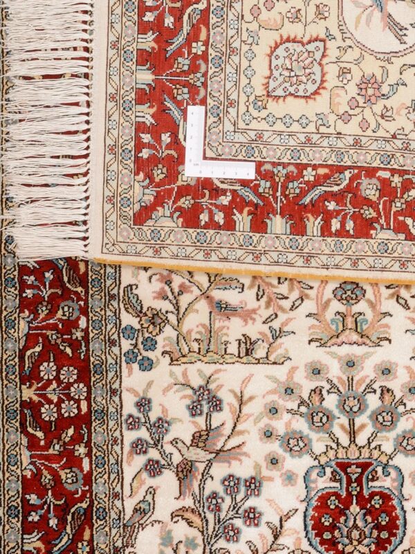 orientteppich-hereke-63-x-93-cm-seide-handgeknupft-5.jpg Hereke Orientteppich 63 × 93 cm, Seide, handgeknüpft