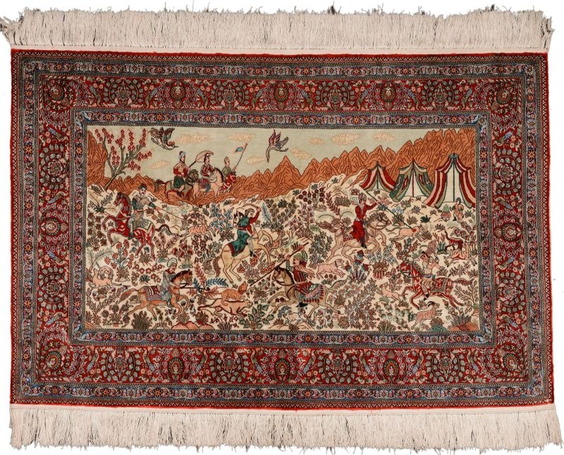 orientteppich-hereke-63-x-94-cm-seide-handgeknupft-exklusiv.jpg Hereke Orientteppich 63 × 94 cm, Seide, handgeknüpft exklusiv