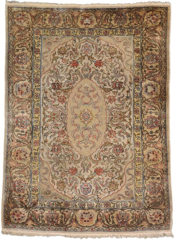 orientteppich-hereke-76-x-103-cm-seide-handgeknupft-antik.jpg Hereke Orientteppich 76 × 103 cm, Seide, handgeknüpft antik