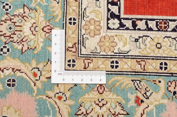 Hereke Orientteppich 76 × 121 cm, Seide, handgeknüpft