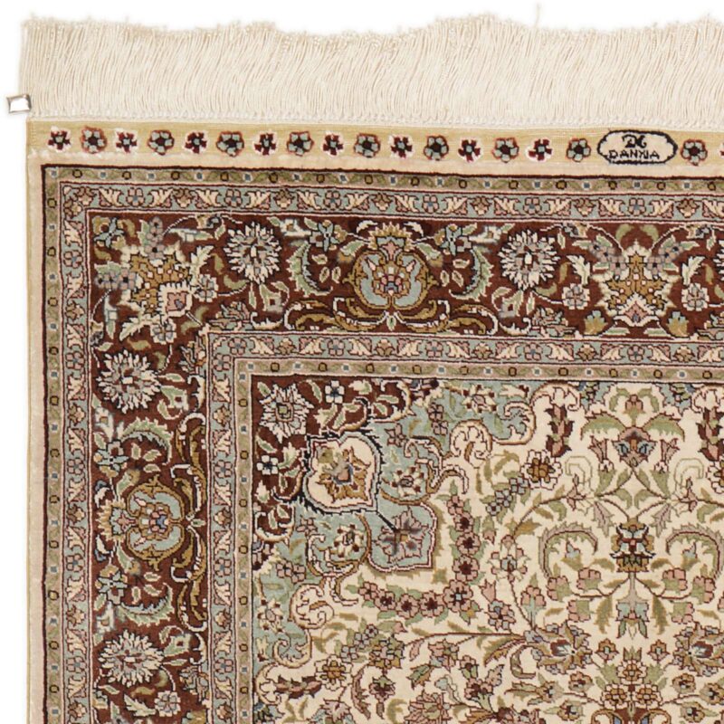 Hereke Orientteppich 76 × 122 cm, Seide, handgeknüpft