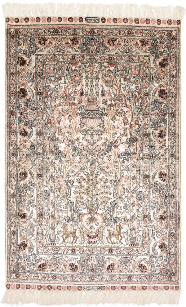 orientteppich-hereke-77-x-116-cm-seide-handgeknupft.jpg Hereke Orientteppich 77 × 116 cm, Seide, handgeknüpft