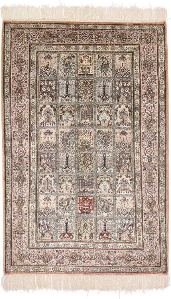Hereke Orientteppich 77 × 118 cm, Seide, handgeknüpft