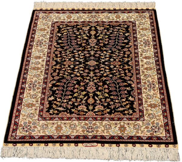Hereke Orientteppich 77 × 123 cm, Seide, handgeknüpft