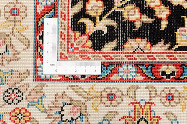 Hereke Orientteppich 77 × 123 cm, Seide, handgeknüpft