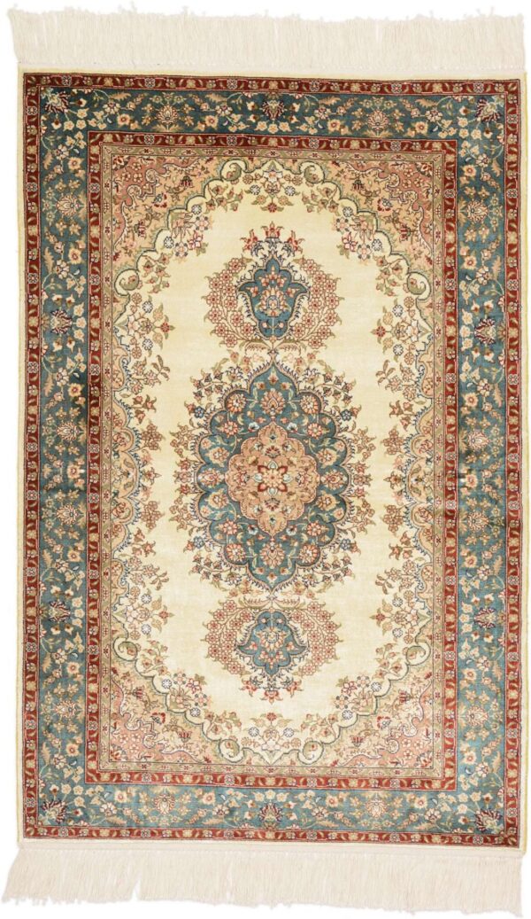 orientteppich-hereke-78-x-118-cm-seide-handgeknupft.jpg Hereke Orientteppich 78 × 118 cm, Seide, handgeknüpft