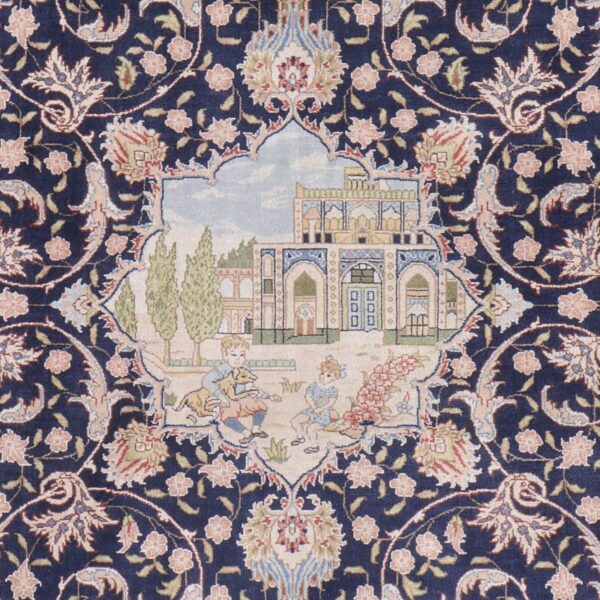 Hereke Orientteppich 78 × 121 cm, Seide, handgeknüpft