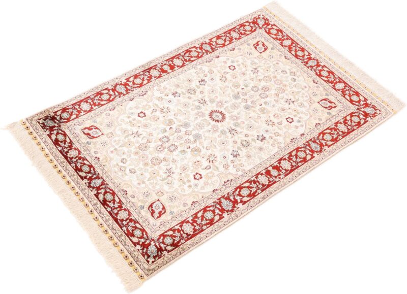 orientteppich-hereke-78-x-122-cm-seide-handgeknupft-4.jpg Hereke Orientteppich 78 × 122 cm, Seide, handgeknüpft