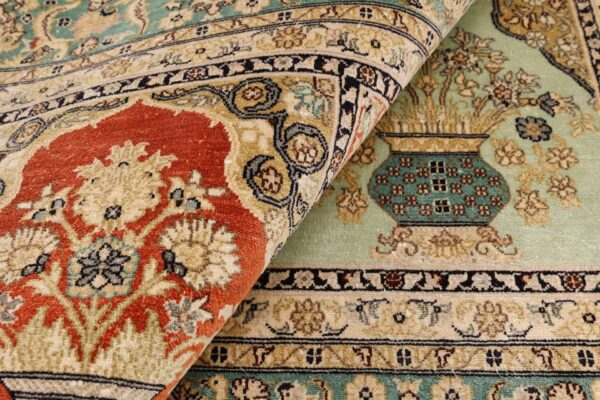 orientteppich-hereke-78-x-123-cm-seide-handgeknupft-18.jpg Hereke Orientteppich 78 × 123 cm, Seide, handgeknüpft