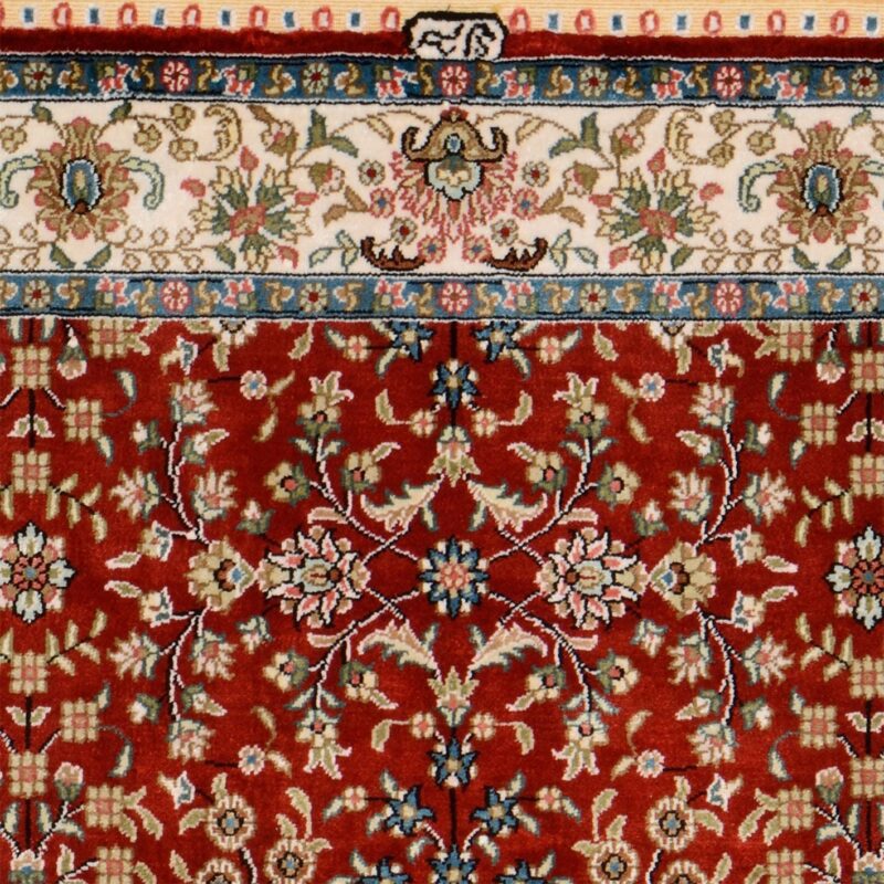 orientteppich-hereke-78-x-123-cm-seide-handgeknupft-3.jpg Hereke Orientteppich 78 × 123 cm, Seide, handgeknüpft