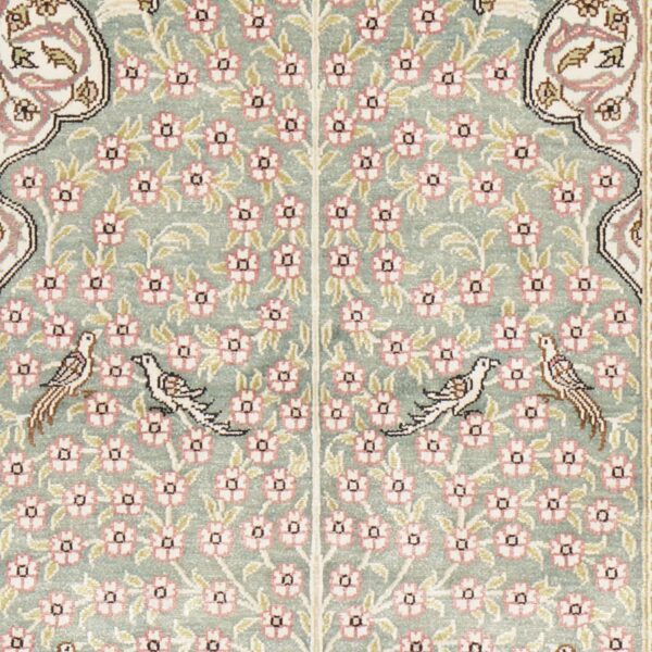 Hereke Orientteppich 78 × 125 cm, Schurwolle, handgeknüpft