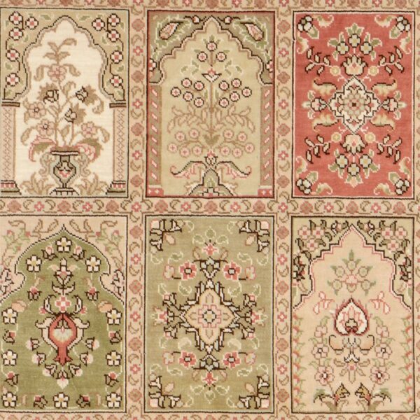 Hereke Orientteppich 79 × 122 cm, Seide, handgeknüpft