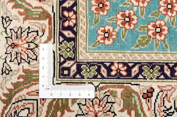 Hereke Orientteppich 79 × 122 cm, Seide, handgeknüpft exklusiv