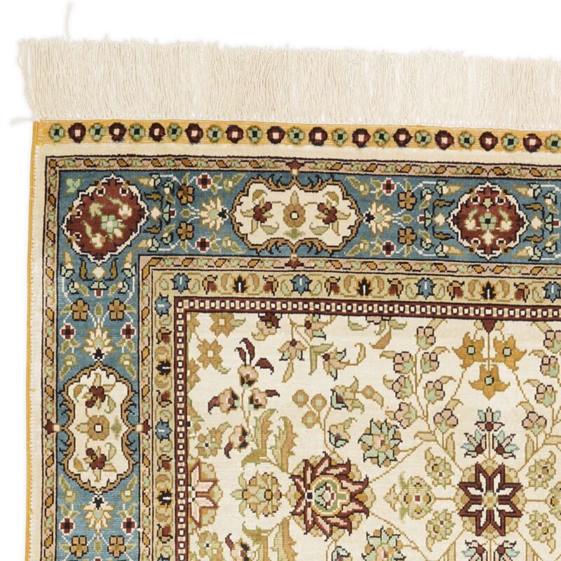 orientteppich-hereke-79-x-123-cm-seide-handgeknupft-13.jpg Hereke Orientteppich 79 × 123 cm, Seide, handgeknüpft