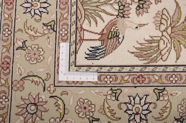 orientteppich-hereke-79-x-123-cm-seide-handgeknupft-3.jpg Hereke Orientteppich 79 × 123 cm, Seide, handgeknüpft