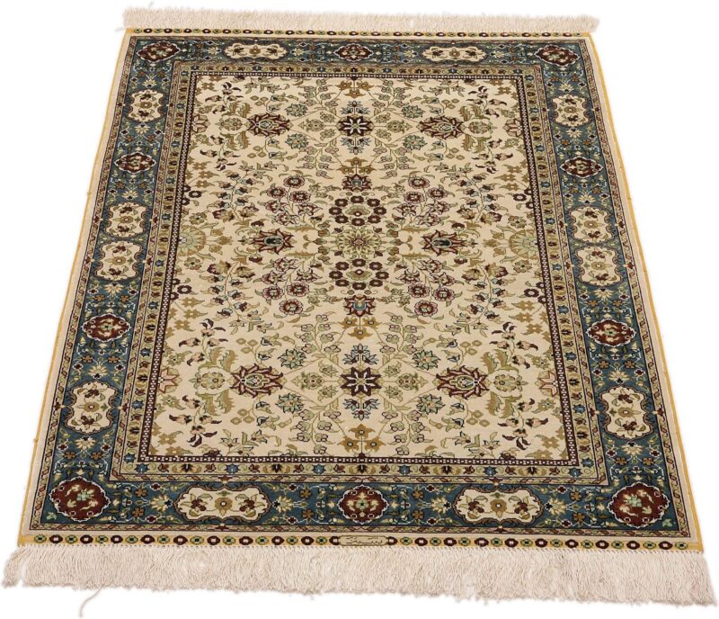 orientteppich-hereke-79-x-123-cm-seide-handgeknupft-9.jpg Hereke Orientteppich 79 × 123 cm, Seide, handgeknüpft