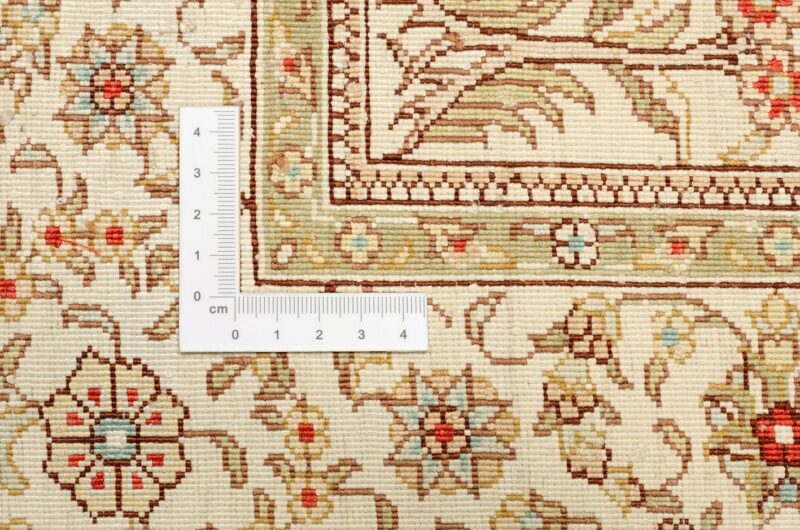 Hereke Orientteppich 79 × 123 cm, Seide, handgeknüpft exklusiv