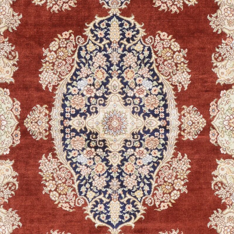 orientteppich-hereke-79-x-124-cm-seide-handgeknupft-7.jpg Hereke Orientteppich 79 × 124 cm, Seide, handgeknüpft