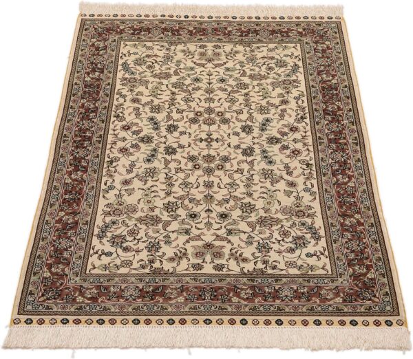 Hereke Orientteppich 79 × 132 cm, Seide, handgeknüpft exklusiv