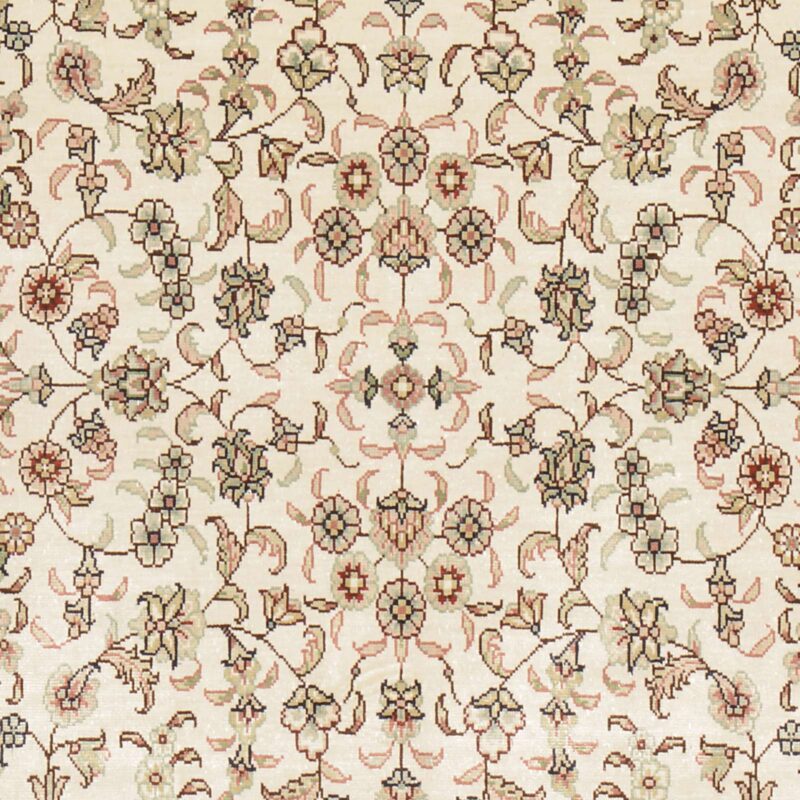 Hereke Orientteppich 79 × 132 cm, Seide, handgeknüpft exklusiv