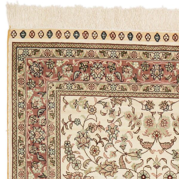 Hereke Orientteppich 79 × 132 cm, Seide, handgeknüpft exklusiv