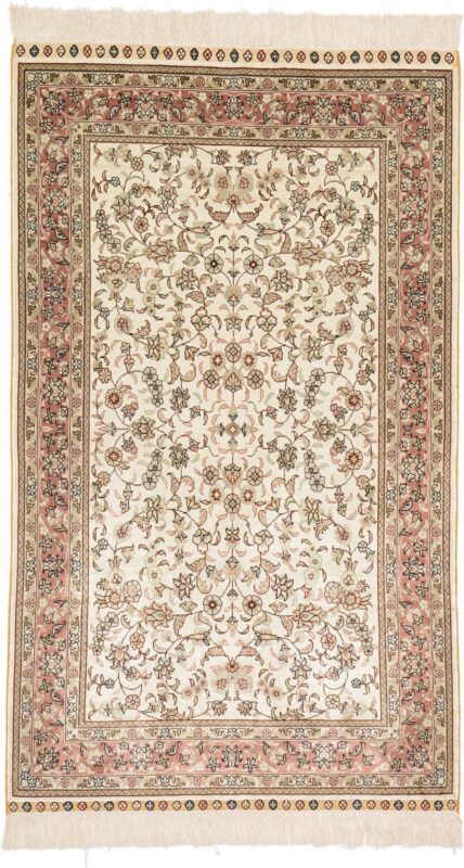 Hereke Orientteppich 79 × 132 cm, Seide, handgeknüpft exklusiv