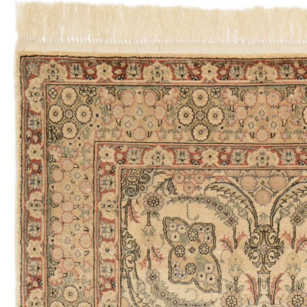 orientteppich-hereke-80-x-120-cm-seide-handgeknupft-4.jpg Hereke Orientteppich 80 × 120 cm, Seide, handgeknüpft