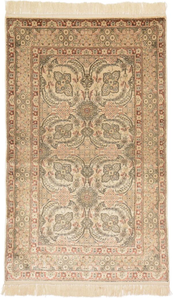 orientteppich-hereke-80-x-120-cm-seide-handgeknupft.jpg Hereke Orientteppich 80 × 120 cm, Seide, handgeknüpft
