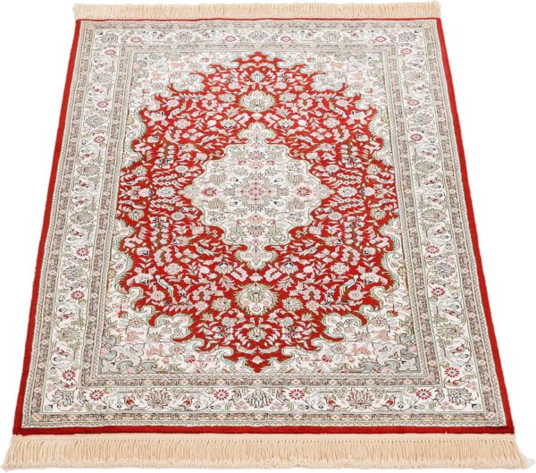 Hereke Orientteppich 80 × 124 cm, Seide, handgeknüpft