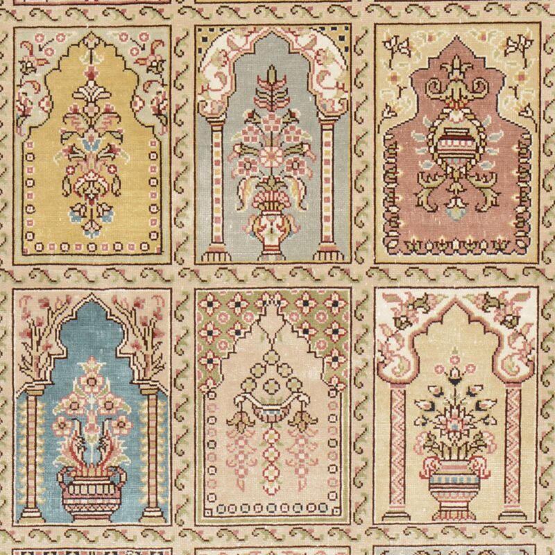 Hereke Orientteppich 80 × 124 cm, Seide, handgeknüpft
