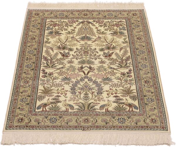 Hereke Orientteppich 80 × 125 cm, Seide, handgeknüpft