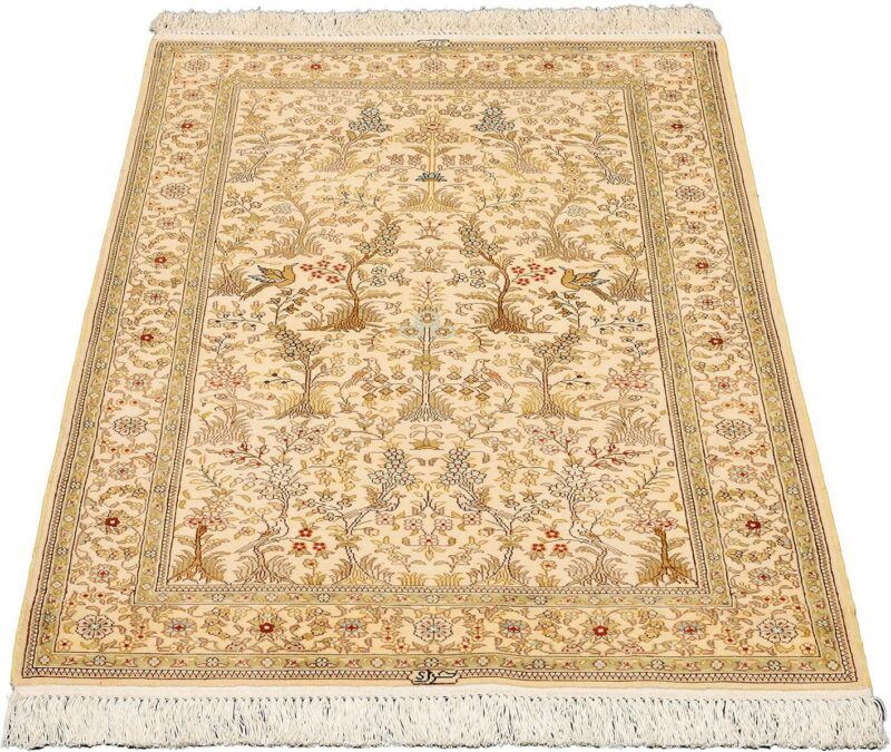 Hereke Orientteppich 80 × 126 cm, Seide, handgeknüpft