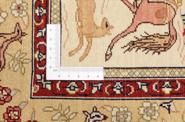Hereke Orientteppich 82 × 126 cm, Seide, handgeknüpft