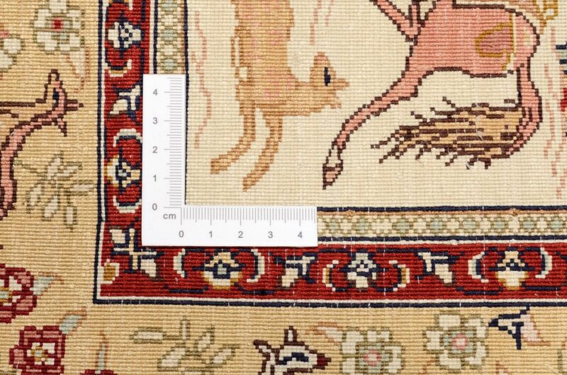 Hereke Orientteppich 82 × 126 cm, Seide, handgeknüpft