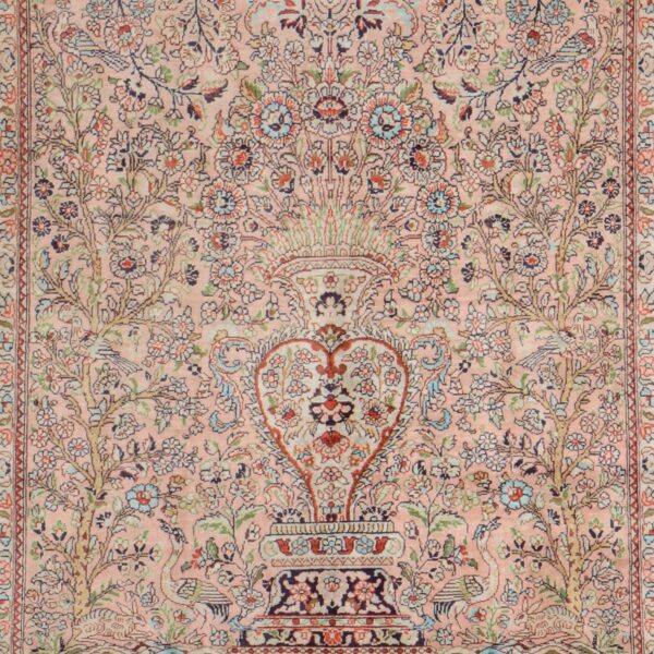 Hereke Orientteppich 90 × 154 cm, Seide, handgeknüpft