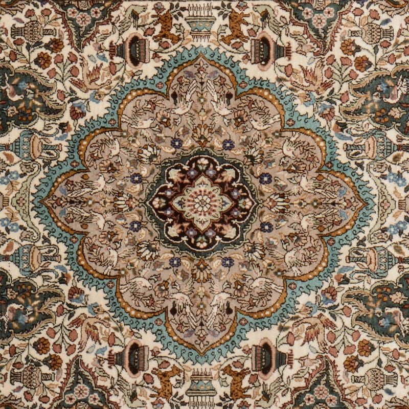 Hereke Orientteppich 91 × 151 cm, Seide, handgeknüpft