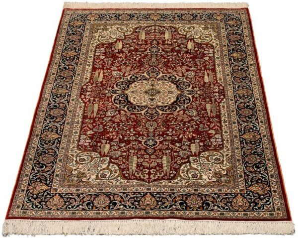 Hereke Orientteppich 91 × 152 cm, Seide, handgeknüpft